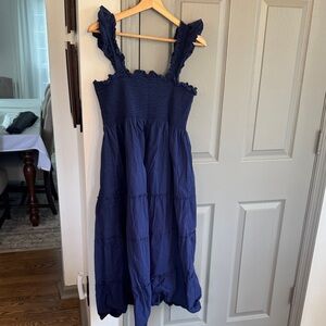 Elegant Navy Blue Women's Dress